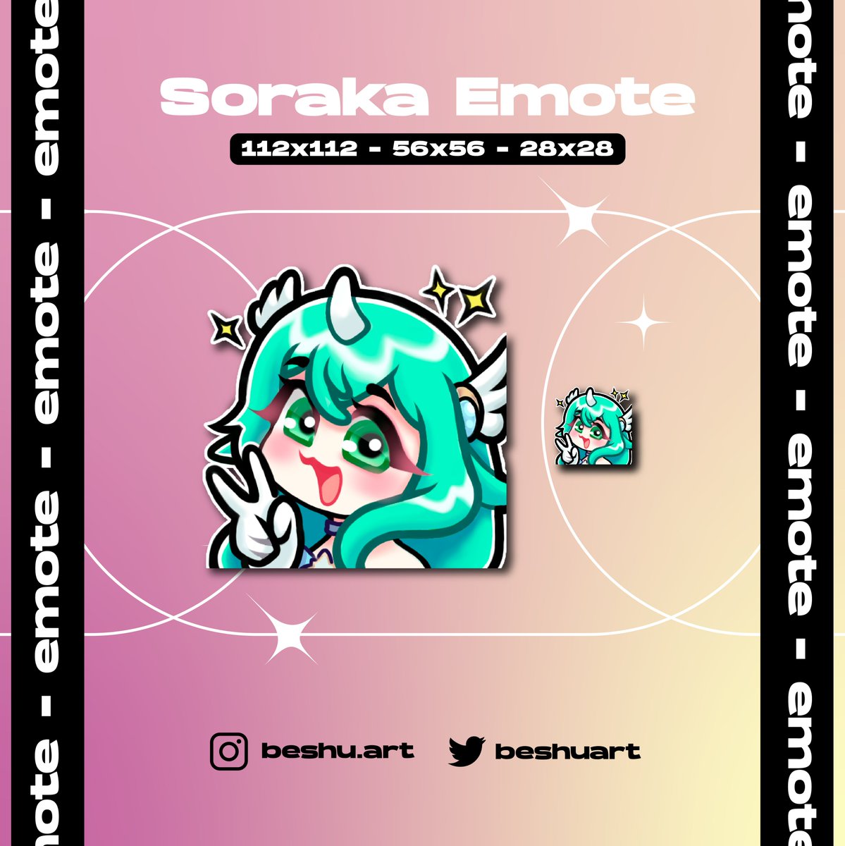 beshuart's tweet photo. Hello ♡
Just finished a new emote, hope you like it!
Thank you for your support✨
-
If you're interested on the emote, here you can find it:
https://t.co/NLjdCMMbT1 https://t.co/qHRwRxoSvz