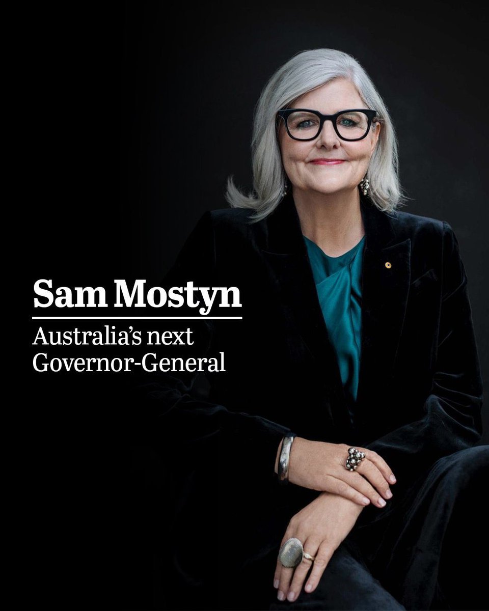 Hallelujah. A governor general I can be proud of.
Sam Mostyn 
#respect #DoMoreGood