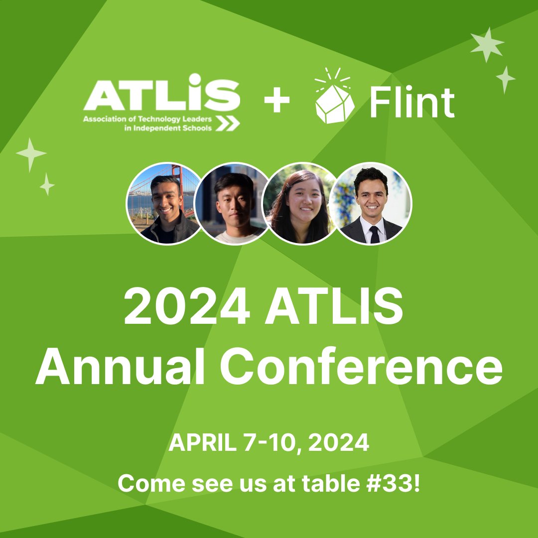 We’re excited to be exhibiting at the ATLIS Annual Conference next week! If you’ll be there, come stop by our booth and meet the team. 🥳

#ATLIS #independentschools #AIinEducation