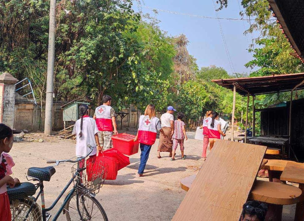 MyanmarRedCross tweet picture