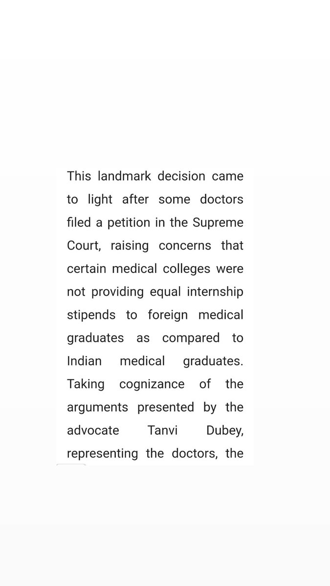 Supreme Court Orders Equal Stipends for Domestic and Foreign MBBS Interns in India

#vivekjainpsm #cerebellumacademy #fmg #fmge2024 #fmge2023 #mci #medicalcouncilofindia #foreignmedicalgraduate