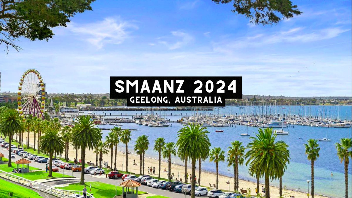 📅Big news for #SMAANZ2024! We're extending the conference to 3 days (Wed-Fri) + HDR day on Tues!

🎉Join our community in “Celebrating 30 Years of SMAANZ” at <a href="/Deakin/">Deakin University</a>, Geelong, Dec 4-6, 2024

🌟Abstract portal opens 29 April

🔗Read our latest update here: smaanz.org/news/smaanz-20…