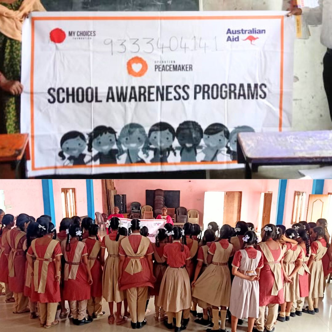 With support from the Australian Government through the Australian NGO Cooperation Program (ANCP), Operation Peacemaker of My Choices Foundation conducts School Awareness Programs. School Programmes are age-appropriate and cover a range of topics. @dfat #AustralianAid #ANCP