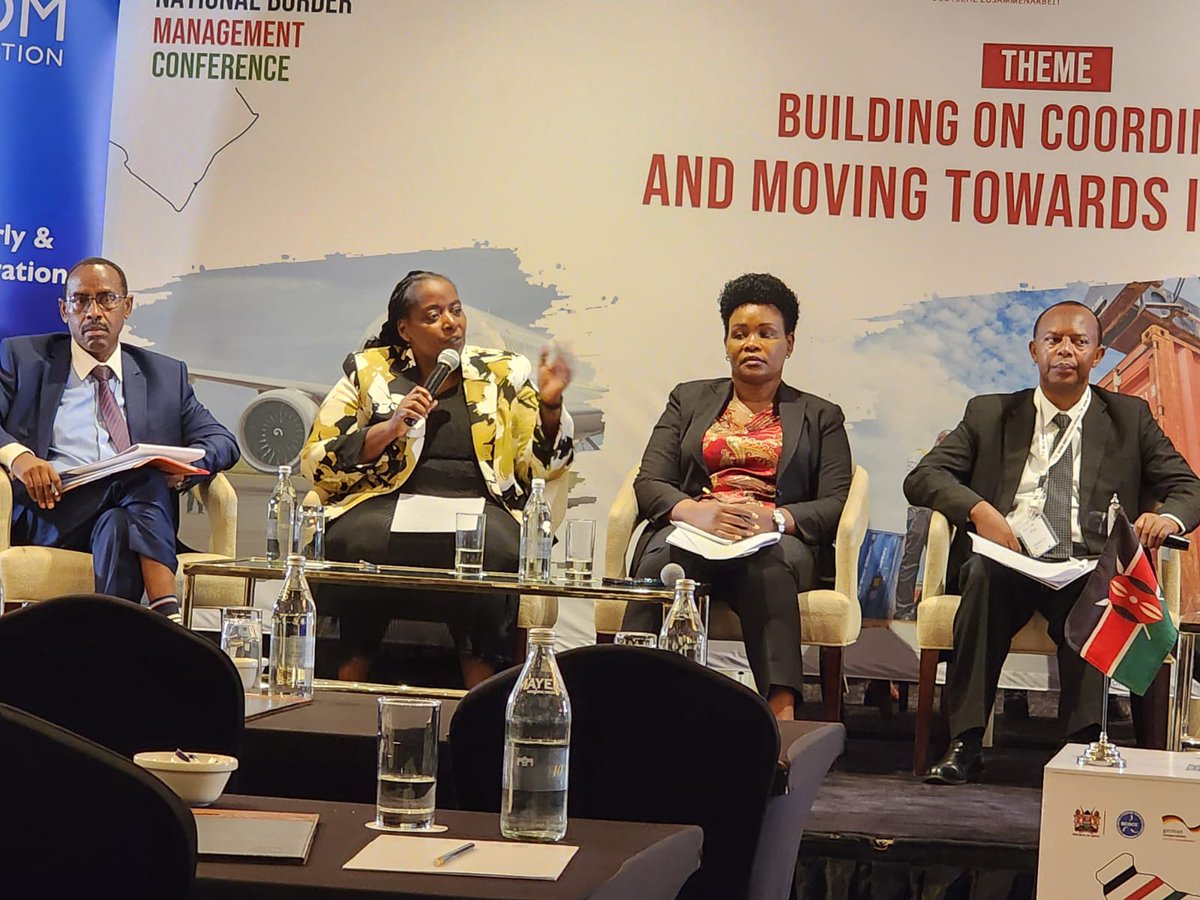 Day 2 of the National Border Conference, themed 'Building on Coordination and Moving towards Integration,' exploring 'Opportunities for Cross-border Cooperation.' Present Mr. Stephen Ikura from t LAPSET & Ms. Juster Nkoroi, Head of the Kenya International Boundaries Office