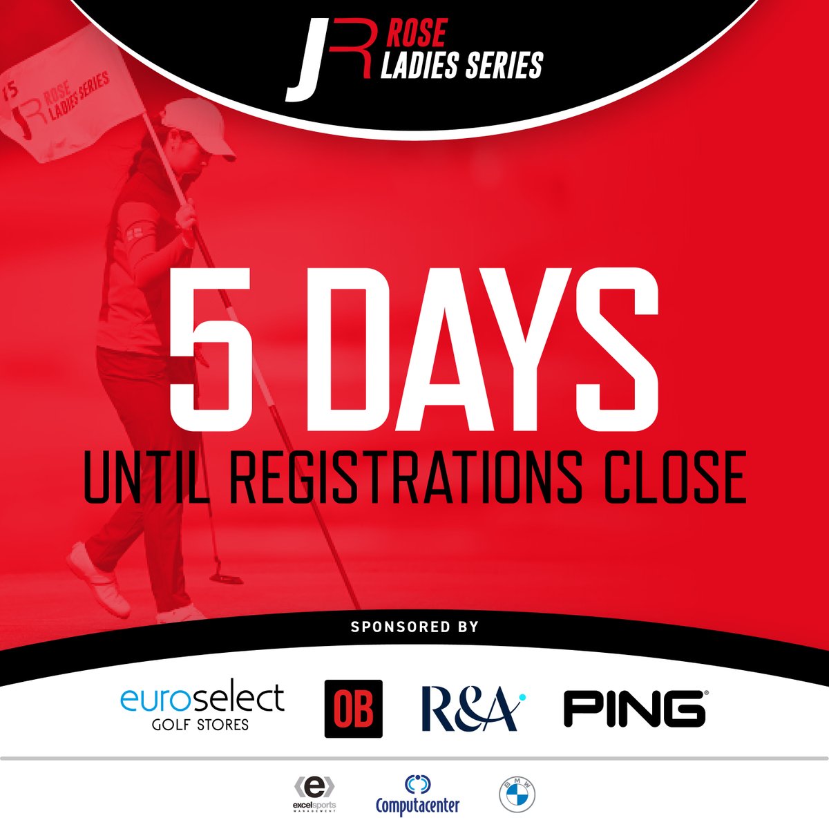 The countdown is on!⏰Just 5 days until registrations close for the 2024 Rose Ladies Series. Follow the link in our bio so you don't miss your chance to enter. #RoseLadiesSeries