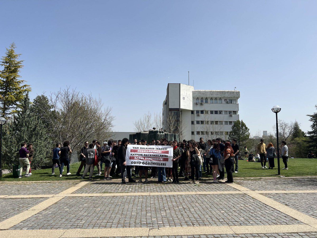 ODTÜ'den sesleniyoruz: Van halkının iradesi engellenemez! Kayyum atamalarını kabul etmiyoruz!