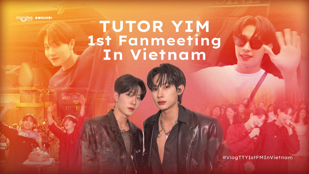 มารับชม Vlog “TUTOR YIM 1st Fanmeeting in Vietnam” ของติวเตอร์และยิมไปด้วยกัน 🥰✨ 📍: YouTube : DOMUNDI TV 🔗 youtu.be/6Pf931obbx0 @TutorKrp @mynameis_yim #VlogTTY1stFMInVietnam