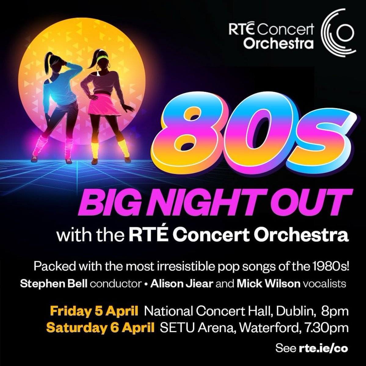 Two concerts this week with @mickwilsonmusic & @alisonjiear joining the @rte_co in Dublin @NCH_Music and Waterford SETU Arena