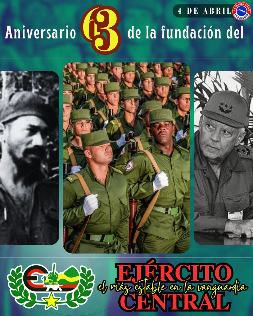 Un Ejército que combatió a bandidos, mercenarios y defiende el socialismo.
#CreaTuFelicidad