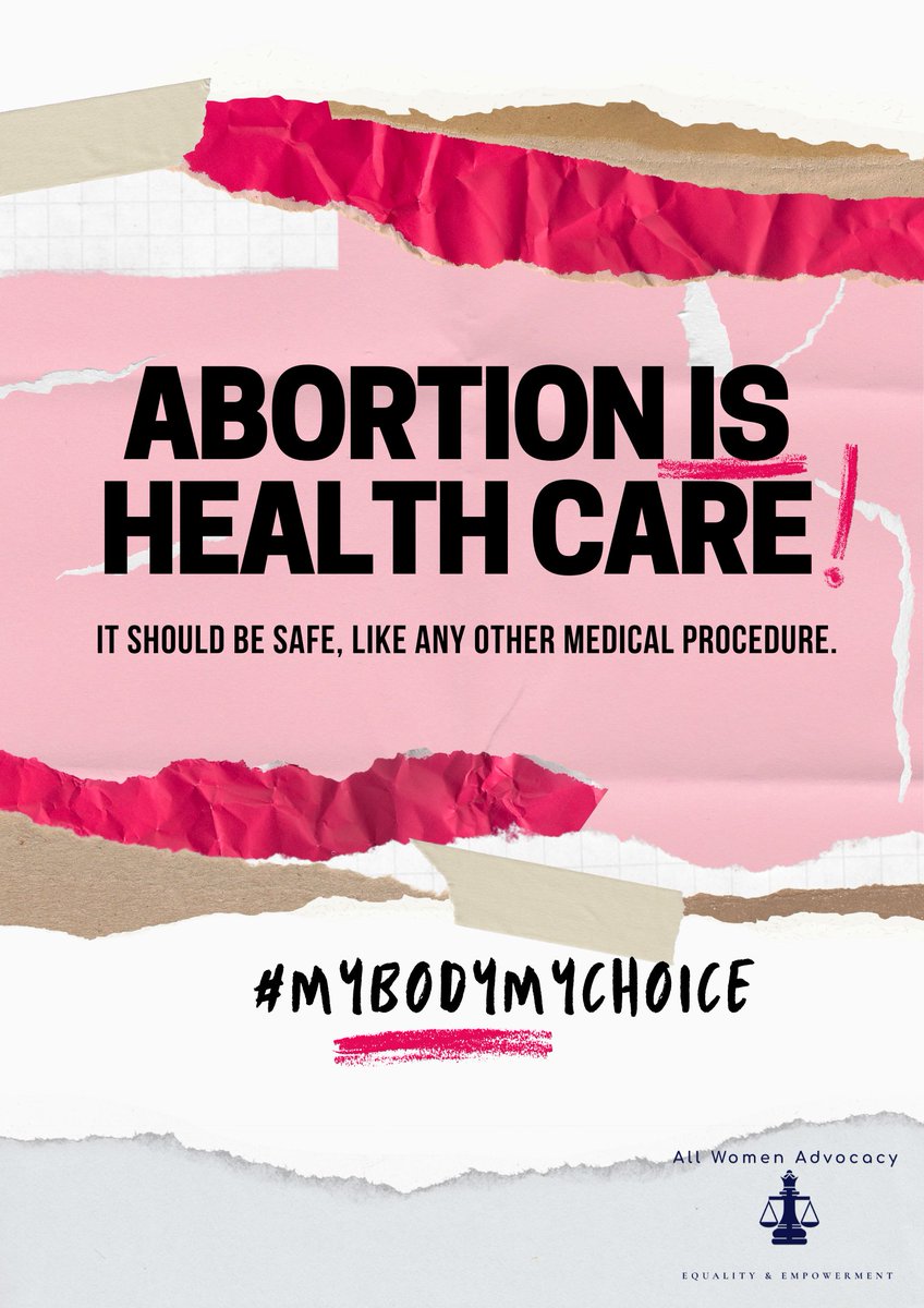 Safe & legal abortion is a fundamental part of sexual & reproductive healthcare! @AWAdvocacy we stand with #ProChoice & believe everyone deserves bodily autonomy. #AbortionIsHealthcare #ReproductiveRights #SRHR @ZemuraHA @vaNyamita @mamacash @ChitsidzoF73510 @ChisungoTrust