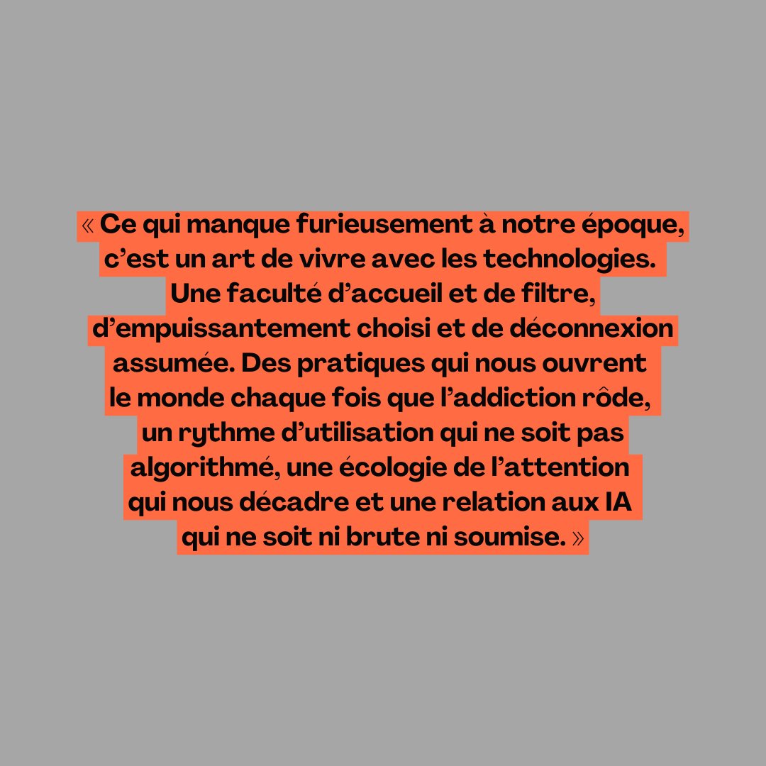 Éditions du Seuil (@editionsduseuil) on Twitter photo ✨Un livre-événement d’Alain Damasio✨
"Vallée du silicium" déploie un essai technopoétique troué par des visions qui entrelacent fascination, nostalgie et espoir.
📌En librairie ce vendredi !
<a href="/villa_albertine/">Villa Albertine</a> ✨Un livre-événement d’Alain Damasio✨
"Vallée du silicium" déploie un essai technopoétique troué par des visions qui entrelacent fascination, nostalgie et espoir.
📌En librairie ce vendredi !
<a href="/villa_albertine/">Villa Albertine</a>