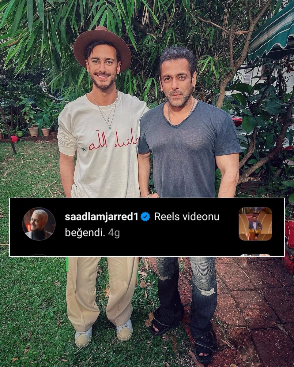 Saad lamjarred liked my reels 😍🎉 #Saadlamjarred #SalmanKhan