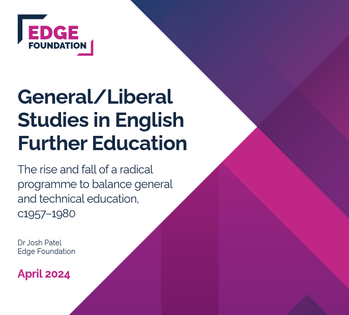 I’ve published a new review with @ukEdge on the fascinating and turbulent history of General/Liberal Studies in English Further Education: can an initiative that taught miners poetry in the 1950s have anything to say to policy/practice today? Turns out a surprising amount: ⛏️🧵