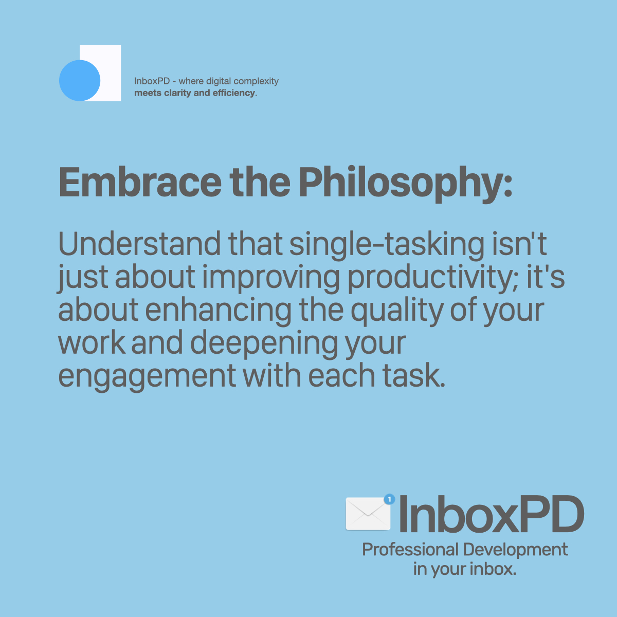 danielkilback's tweet image. 2. #SingleTasking #Productivity #InboxPD #MicroPD #TimeManagement #CareerGrowth
