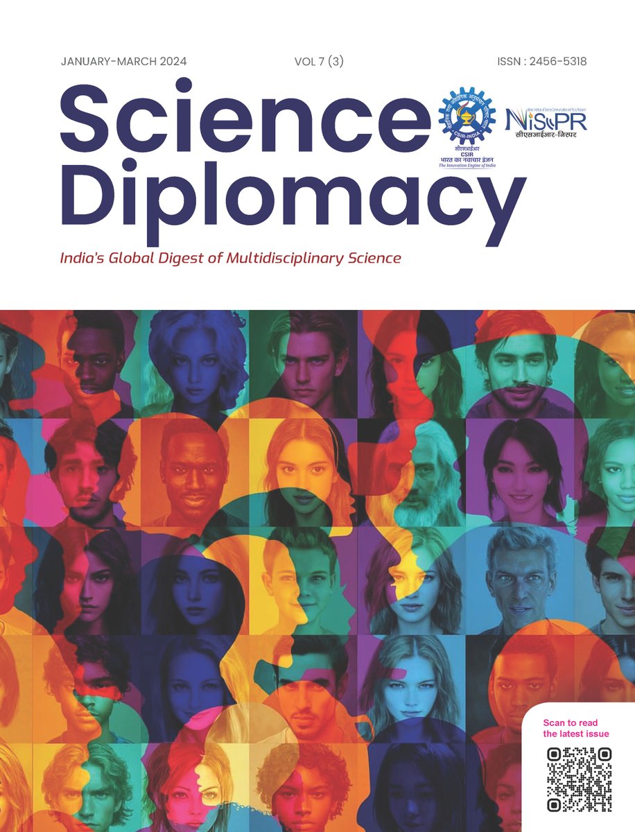 📢Explore the latest issue of #ScienceDiplomacy @CSIR_NIScPR @CSIR_IND delving into participatory processes, #GenderEquality in #Indian S&T, #DeepSeaMining nexus, #equity & #inclusion in #STI. #scidip 🔗nopr.niscpr.res.in/handle/1234567…