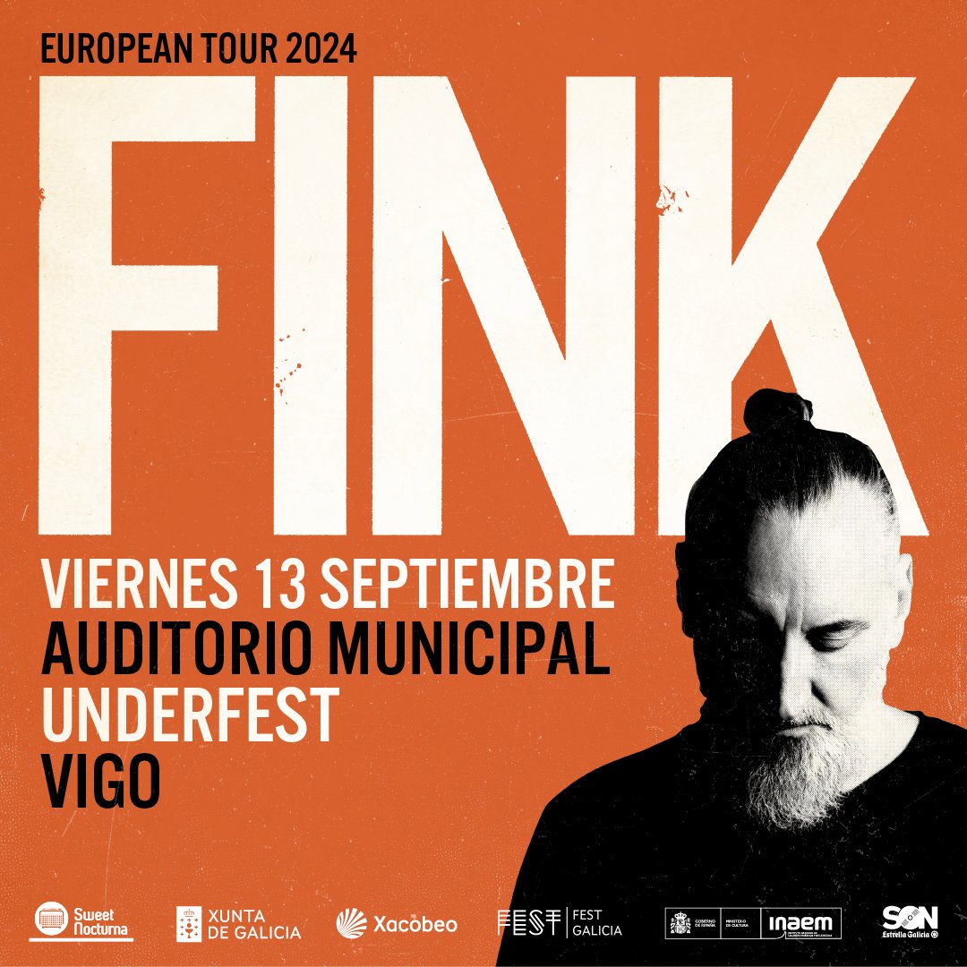 @Finkmusic es el proyecto del británico Fin Greenall, y se estrena en Galicia de la mano del Festival Underfest 😍

🎟️ Venta general el Viernes 5 a partir de las 10h en @Ataquilla_com

#FestGalicia #Xacobeo #DeIntereseCultural @festgalicia #Agadic @SON_EG #festivalunderfest