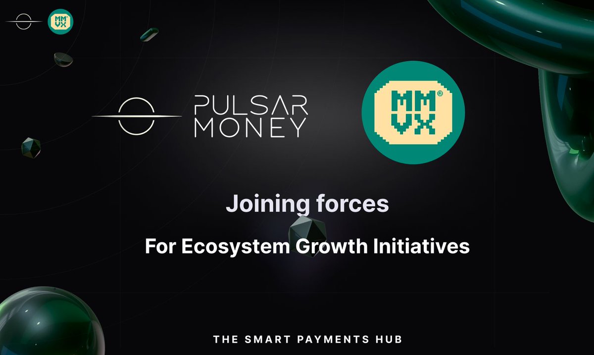 Advancing community initiatives with seamless payment solutions. 

@PulsarMoneyApp x @memevers_x 

The #SmartPaymentsHub is perfectly positioned to pushing community driven initiatives with powerful tools and the commitment to fuelling growth.