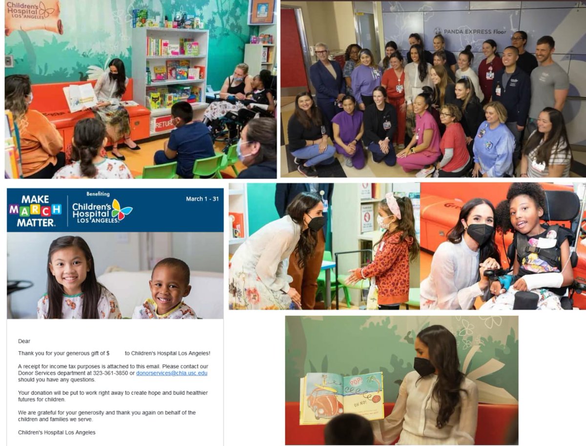 #InspiredByMeghan 
#InspiredByMeghan, The Duchess of Sussex I donated to Children's Hospital Los Angeles. #LiterallyHealing #MakeMarchMatter #PrincessMeghan