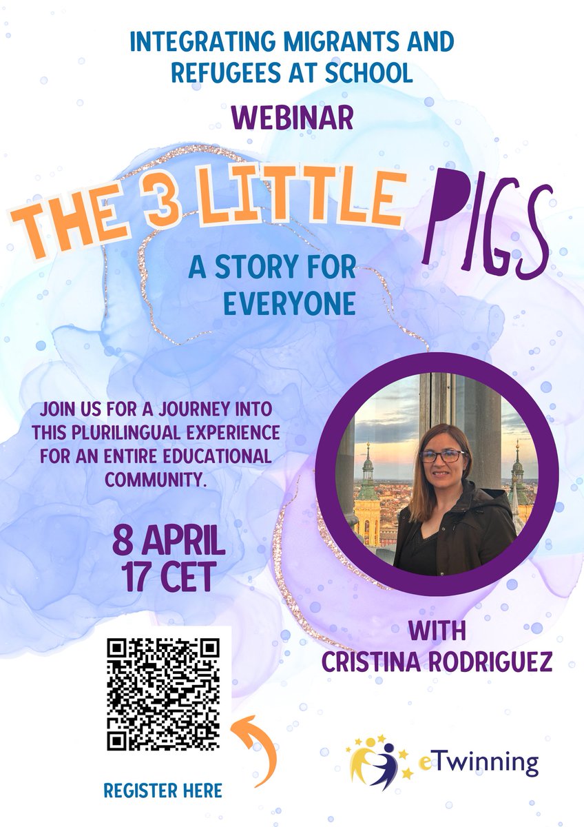 🌍 Embrace language diversity in education! Join our webinar led by Cristina Rodriguez and earn how to create powerful plurilingual activities that engage teachers, students, and families. Reserve your spot now! shorturl.at/vzLR1 #LanguageDiversity #eTwinning