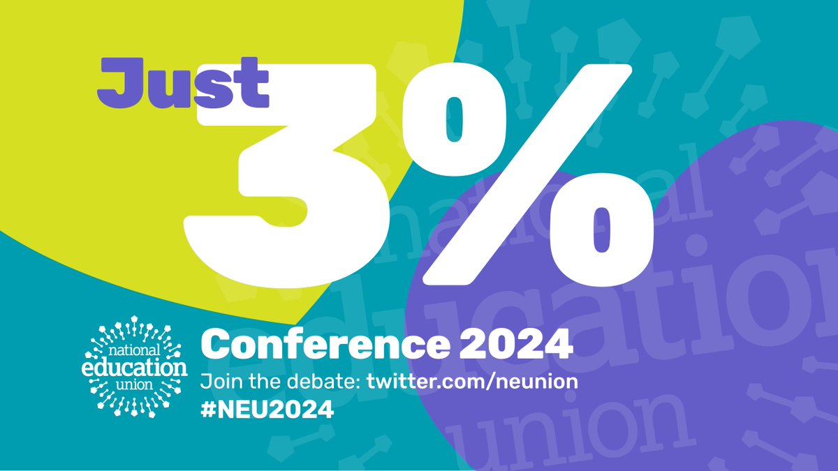 In a new @NEUnion survey, just 3% of teachers believe that @Ofstednews is a reliable and trusted arbiter of standards. Ofsted is not fit for purpose and we do not accept that Ofsted has the capability to make fair and accurate judgement of schools. #ReplaceOfsted #NEU2024