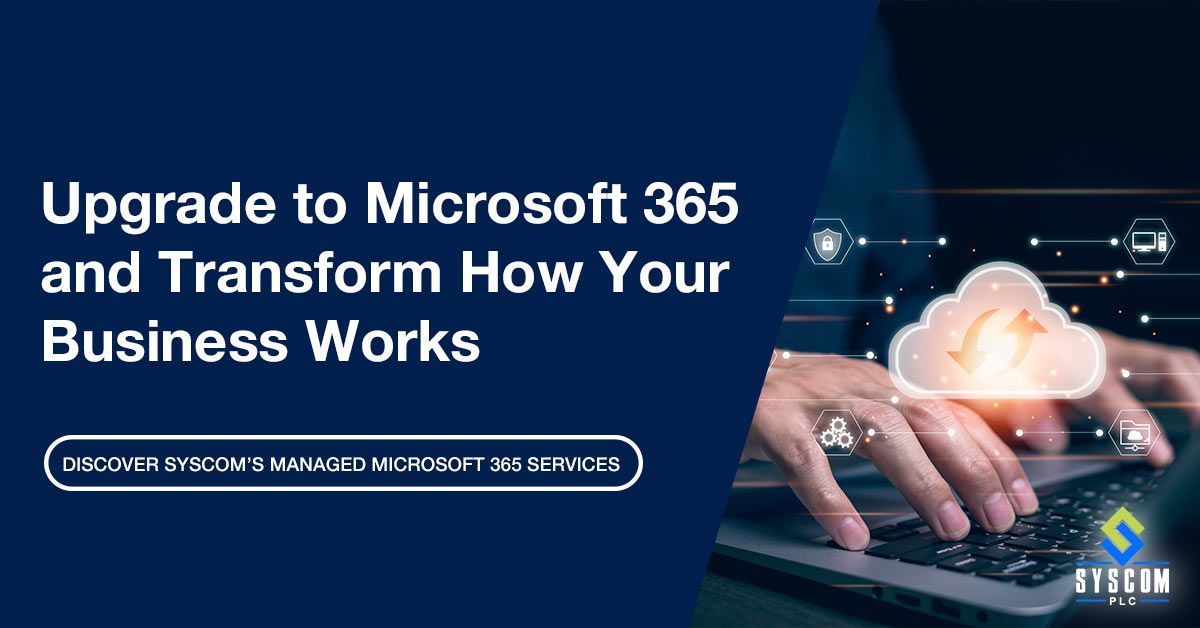 syscomplc's tweet image. Take your productivity to new heights. Learn more about Syscom's Managed Microsoft 365 services and unlock the potential for growth and efficiency.
buff.ly/3I48MbR
#Microsoft365 #BusinessTransformation #ProductivityBoost