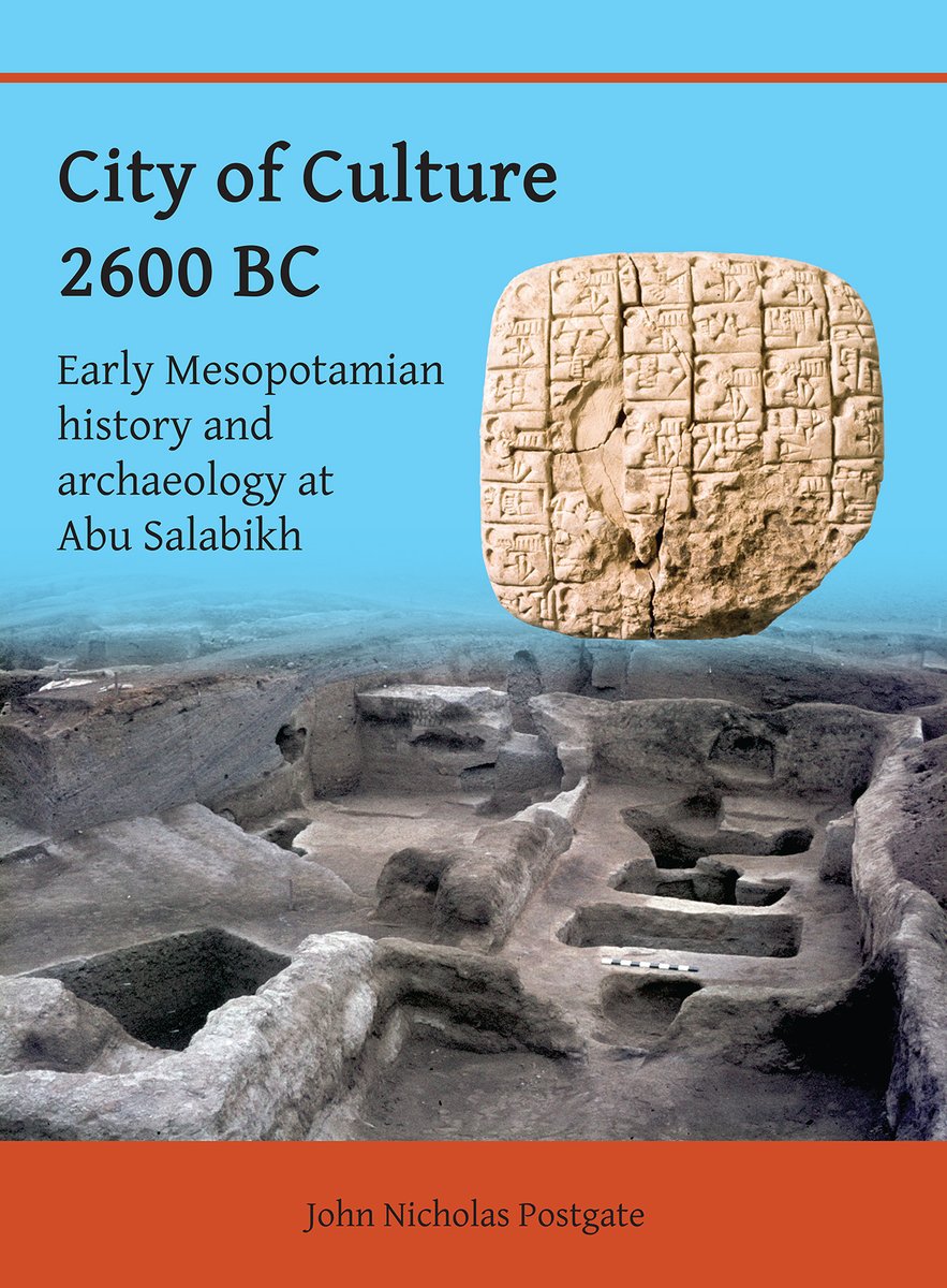 ⭕️ 📚 ⓃⒺⓌ 𝐏𝐮𝐛𝐥𝐢𝐜𝐚𝐭𝐢𝐨𝐧𝐬 📚 Download 📥PDF 📁👇 ⭕️ City of Culture 2600 BC: Early Mesopotamian History and Archaeology at Abu Salabikh By John Nicholas Postgate More details and download free ebooks here 👇 ℹ️ archaeopress.com/Archaeopress/P… ℹ️ archaeopress.com/Archaeopress/d…