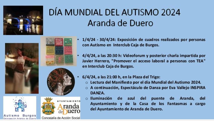Esta semana, actividades por el #DiaMundialAutismo con @autismoburgos