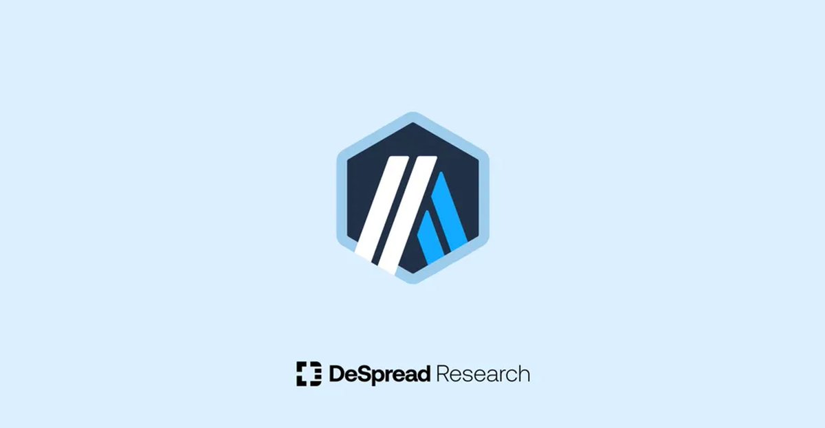 DeSpreadTeam's tweet image. 🆕 Project Report: Arbitrum @arbitrum 

Arbitrum is leading the layer 2 market, recording unparalleled performance in various metrics compared to other rollups, including TVL and daily transaction volume. Additionally, the recent implementation of #EIP4844 has led to a reduction…