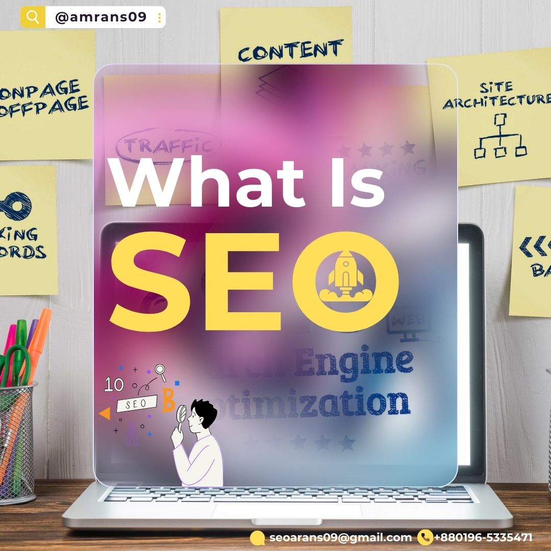 amrans_09's tweet photo. SEO stands for Search Engine Optimization, and it's all about making your website more visible and attractive to search engines like Google. Essentially-it's about improving your online presence so more people can find you when they search for relevant topics or products/services https://t.co/nTS2L4pNgf