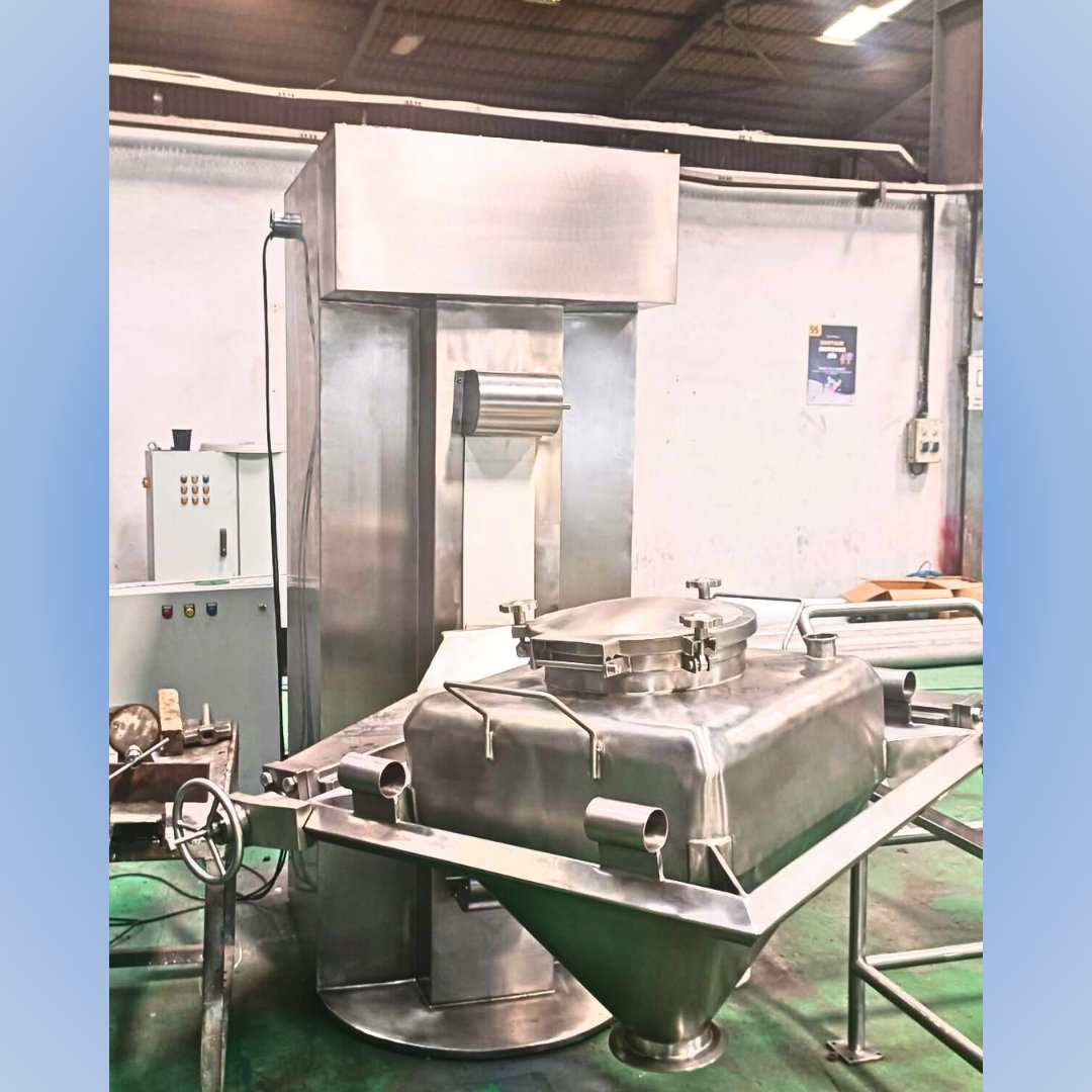 TapasyaIndia's tweet photo. Exciting news! 🎉 

Our latest equipment assembly for one of India's top paracetamol powder producers is complete and ready for dispatch. 

Another milestone is achieved as we continue to drive efficiency and innovation in pharmaceutical production. 

 #ParacetamolProduction https://t.co/0lrcmRoN1b