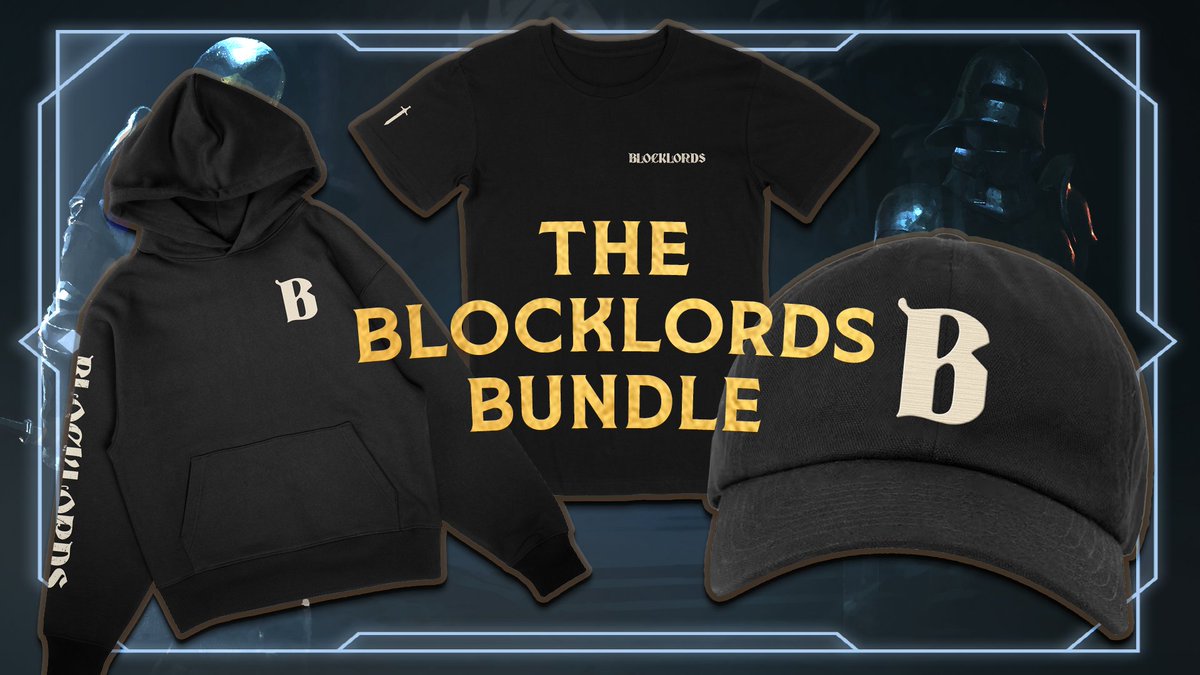The clock is ticking down on the limited BLOCKLORDS Merch Drop! Are you ready to rep the realm? merch.blocklords.com