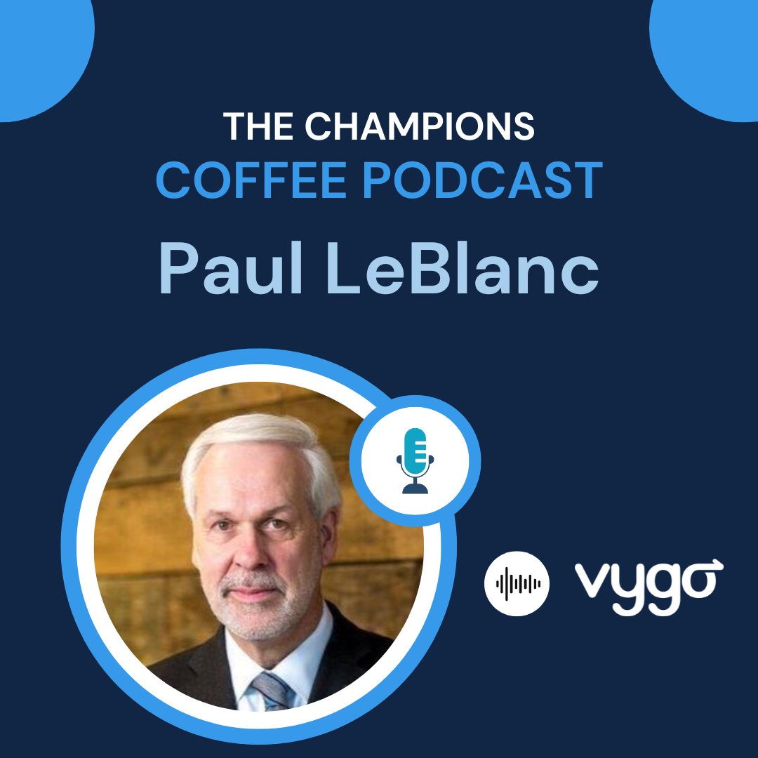 Catch the latest episode of the Champions Coffee Podcast with Joel Di Trapani, featuring Paul Le Blanc, President of Southern New Hampshire University. 

Listen on Spotify: spoti.fi/4aFaKvg

#vygo #edtech #podcast #studentsupport