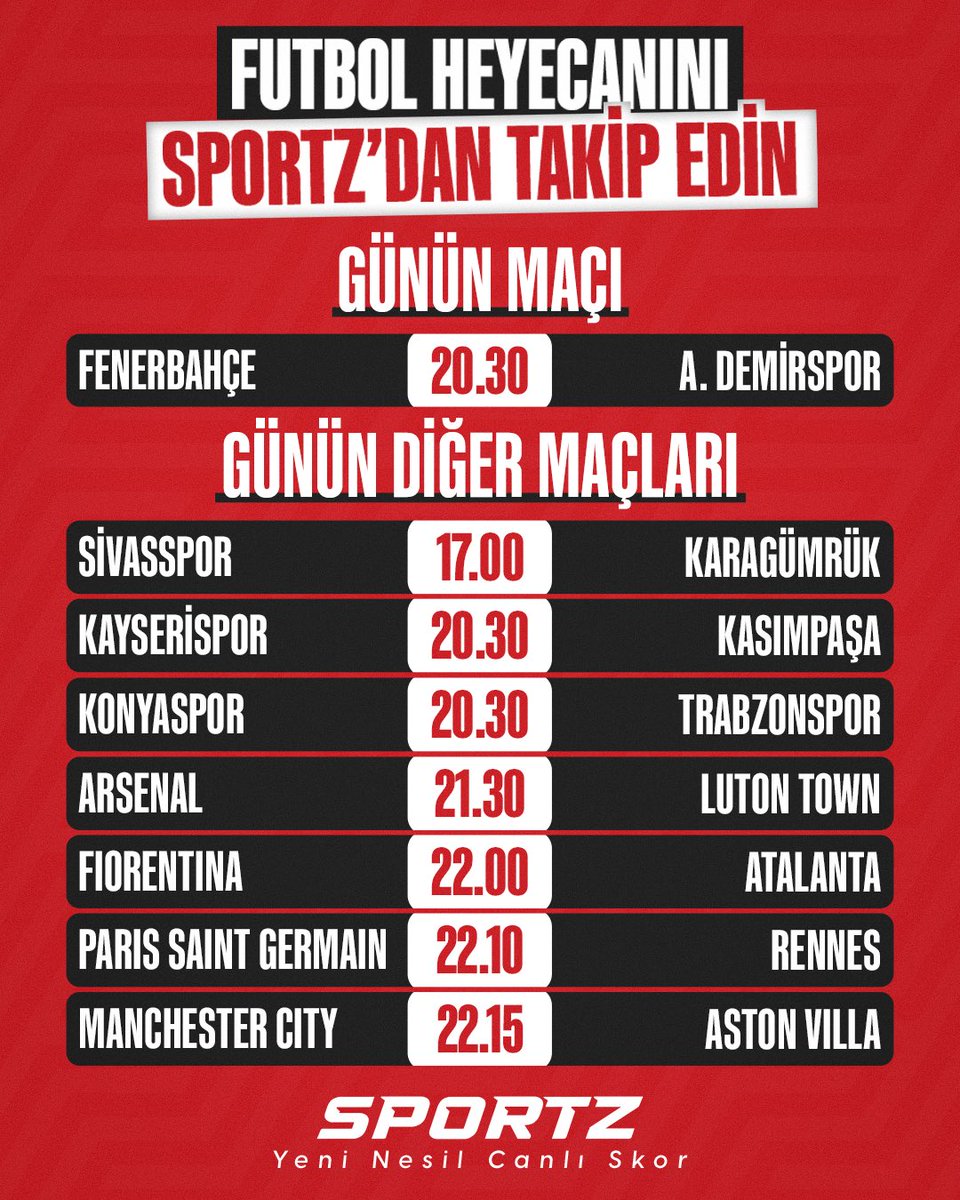 🔥 Futbol heyecanını SPORTZ'dan takip edin! 📍Reklamsız / Ücretsiz 📍Anlık sesli yorumlar 📍Özel video içerikleri Sen de İNDİR 👇 onelink.to/sportz