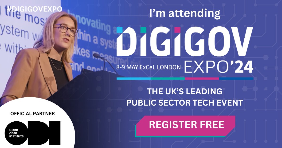 Exciting news! We're partnering with @DigiGovExpo, the UK's top public sector tech event on 8-9 May 2024 at ExCeL, London. Join the DDaT community to learn, collaborate, and explore tech trends with 125+ speakers. Free registration for the public sector: hubs.li/Q02qp4Df0
