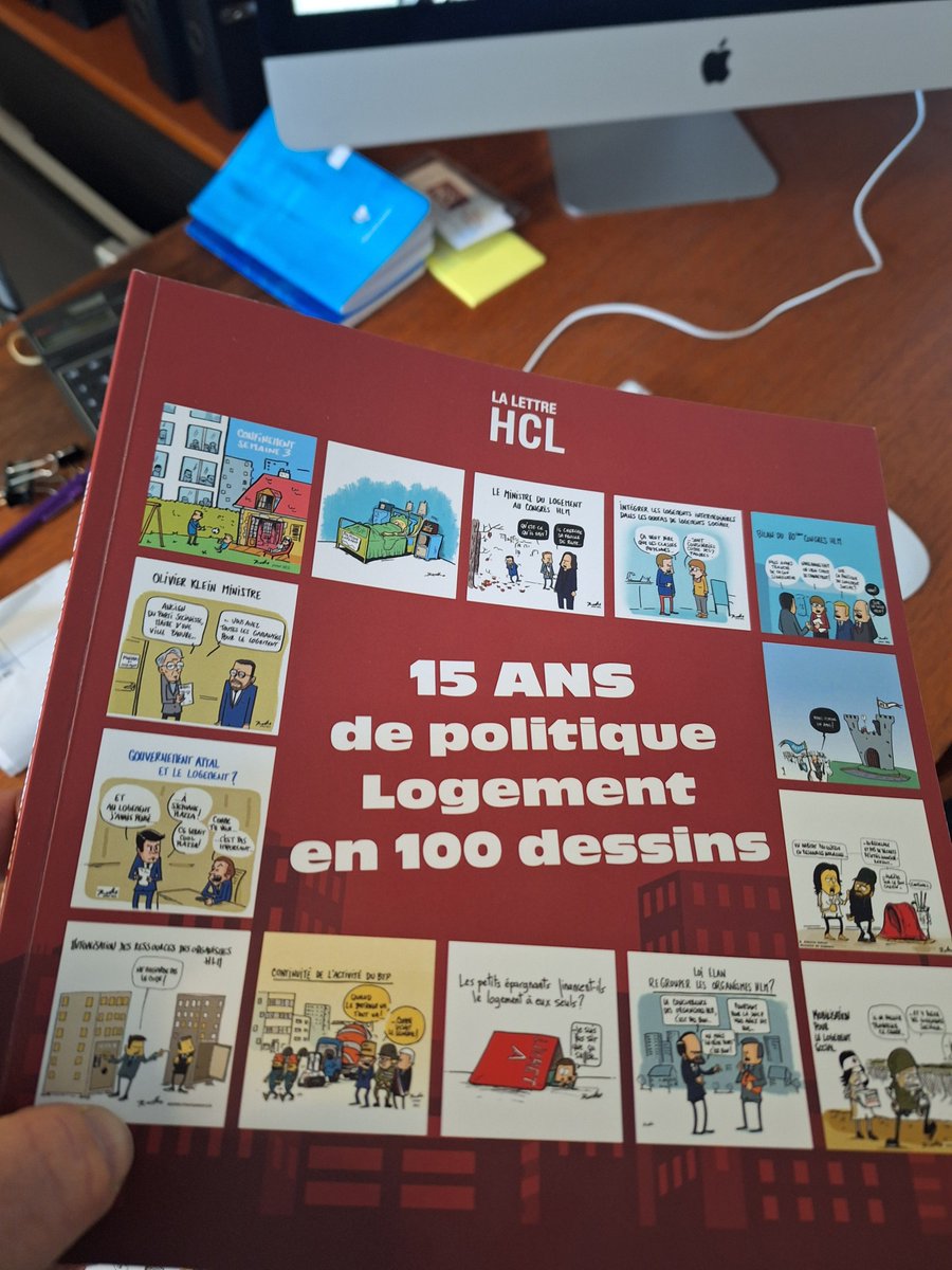 guy_lemee's tweet photo. "15 ans de #politique #Logement en 100 dessins" par @rodho_g   tout juste arrivé de chez l'imprimeur... Un hors-série papier exceptionnel de La Lettre HCL disponible : Bon de commande ----> https://t.co/ZCND5iyKc7 https://t.co/sebPMIv83B