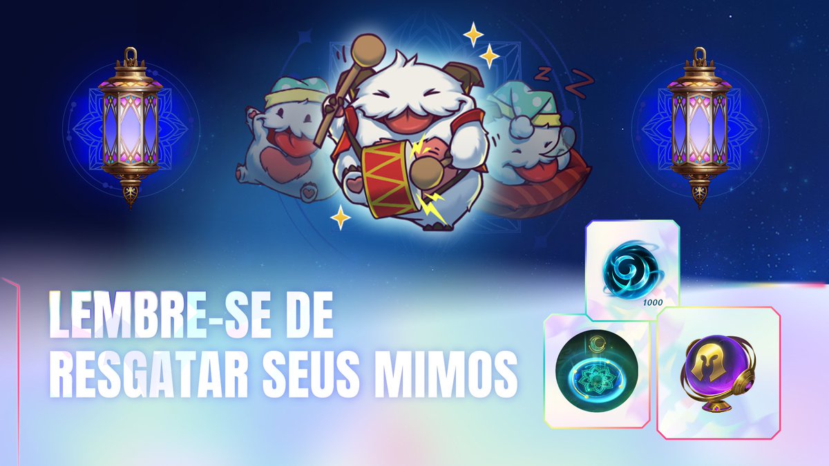 Os Poros trabalharam muito pra preparar os seus presentes! Seria uma pena desperdiçar todo esse esforço deles. Então não se esqueça de entrar no jogo e pegar tudo! 🎁