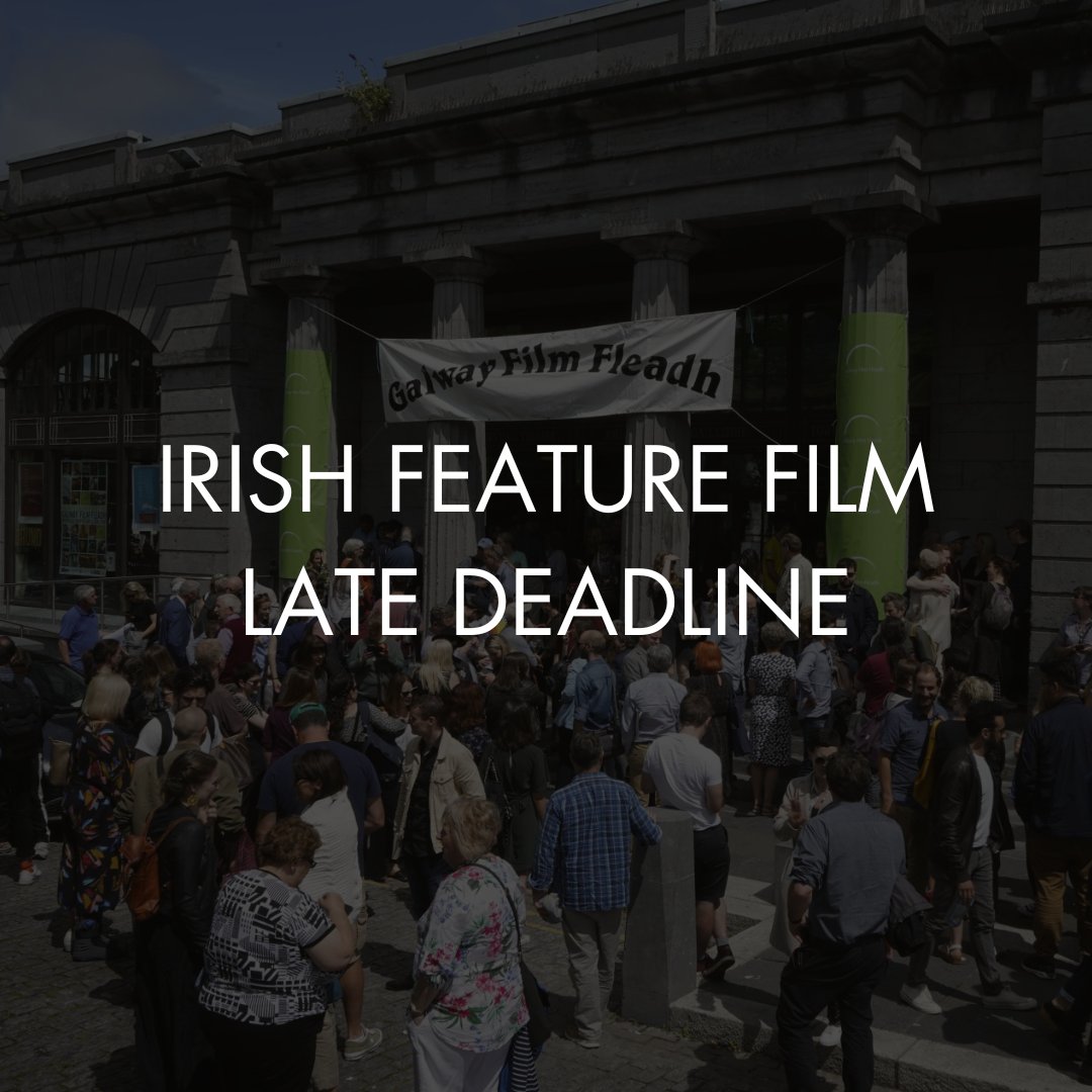 📣 Reminder to all Irish filmmakers! The late deadline to submit your Irish feature film to the 36th Galway #FilmFleadh is this Friday, April 5th, 2024 at 11:59p.m. G.M.T. This is your last chance to submit your film! 🎬 🔗galwayfilmfleadh.com/submissions/fe…