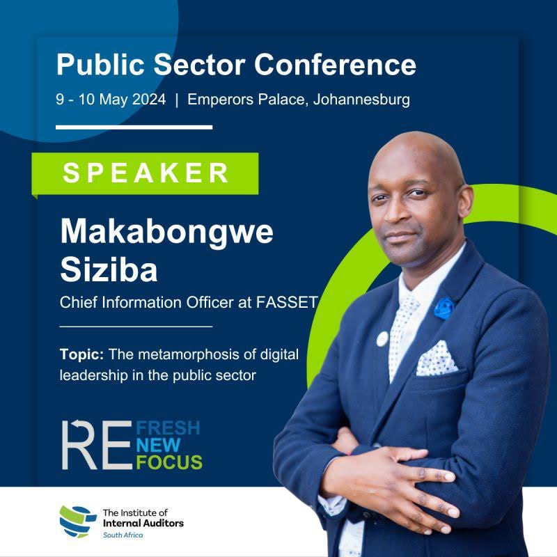 FASSET is thrilled to share that Mr Makabongwe Siziba, our Chief Information Officer, will be a speaker at the upcoming IIA SA - The Institute of Internal Auditors South Africa Public Sector Conference! 🎉 #IIASA #PublicSector #ConferenceSpeaker #FASSETLastingLegacy