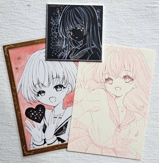 「heart shikishi」 illustration images(Latest)