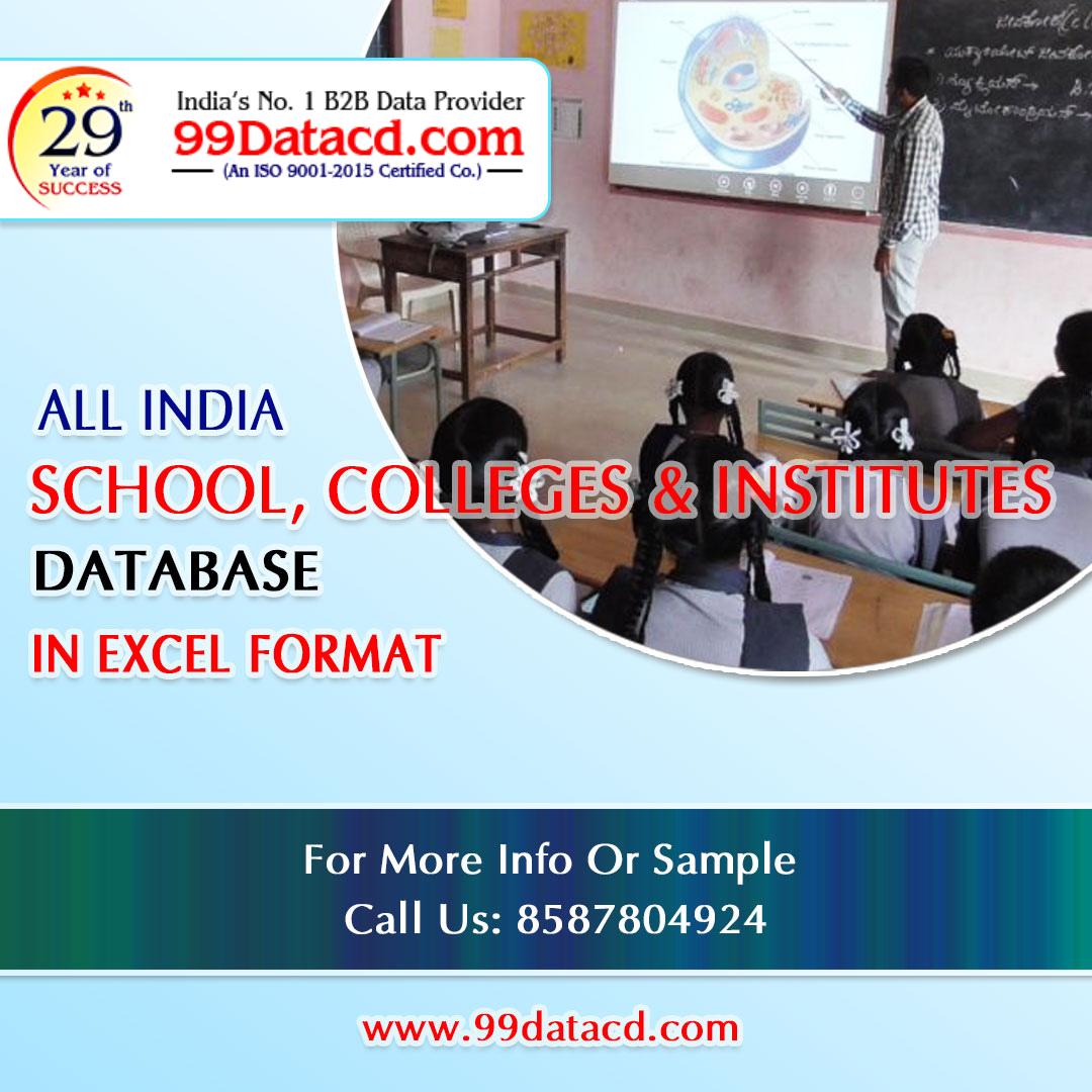 Gain access to a comprehensive database of 58,794 schools, colleges, and educational institutes across India! 🚀
🔍 Call now for a FREE sample: 8587804924
details: bit.ly/school-college… 📈
#sales #data #leads #database #leadsgeneration #business #education #schools #colleges