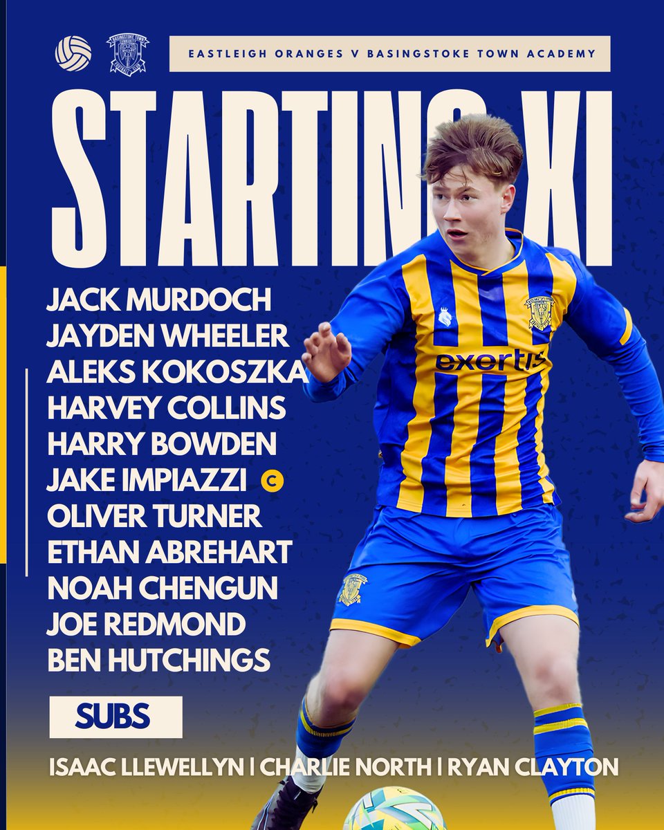 This afternoon's squad for today's big Hampshire battle. Let's get to work, lads! 💪 #OurTownUnited | btfc.co.uk