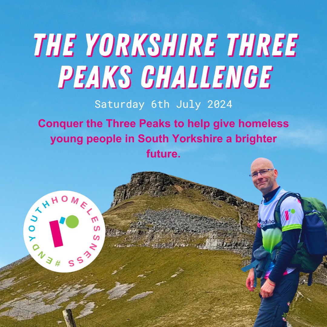 🏔️Calling all adventurers! Roundabout's Yorkshire 3 Peaks Challenge awaits on July 6th. Push yourself to the limit as you tackle Pen-y-ghent, Whernside, and Ingleborough in one epic day. Register now and help us make a difference roundabouthomeless.org/event/yorkshir… #y3p #yorkshirethreepeaks