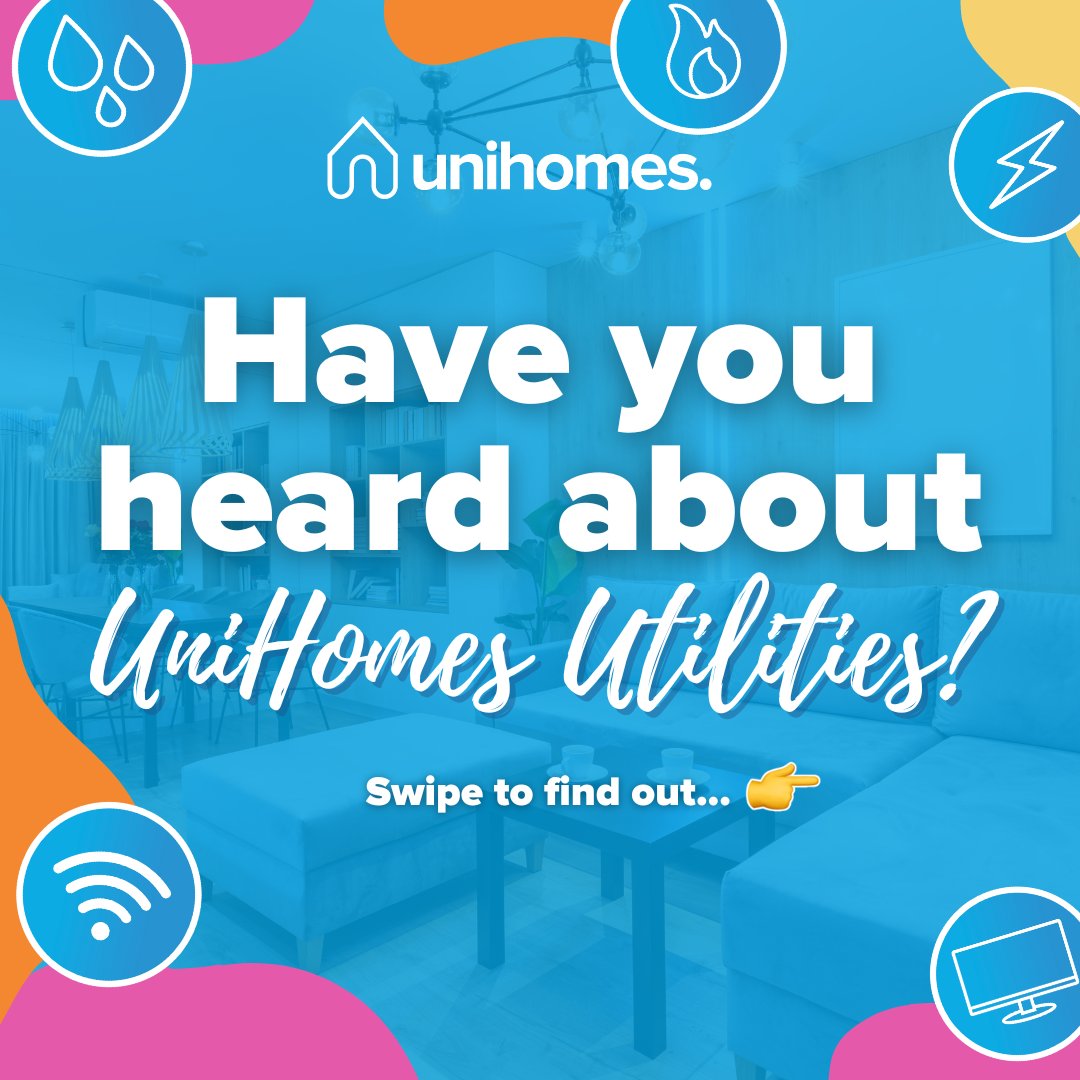 Have you already found your next student home? Head to our website for an instant quote on your utilities!⚡️ unihomes.co.uk/shared-student…