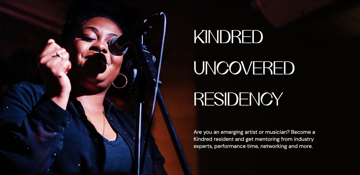 🌟 Exciting opportunity for London's emerging women artists & musicians! Join the Kindred Uncovered Residency 🎤💫. Get mentoring from top industry experts, live performance chances and much more. Apply by April 5! 🚀 Learn more & apply: shorturl.at/nstBS