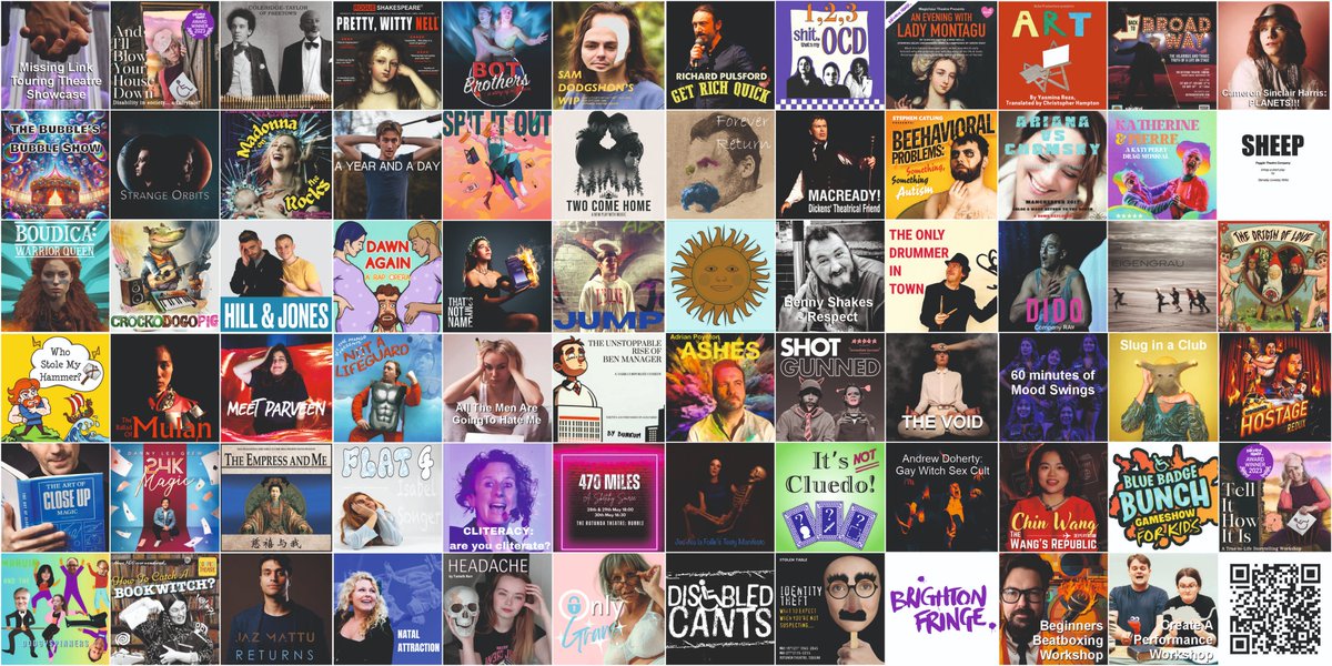We will be hosting 70+ artists/companies w 220+ performances & workshops @brightonfringe: #newwriting #theatre #Classic #drama #comedy #musical #magicshow, fun #familyshow & #workshop - There's something for everyone this May-June 2024! #Brighton Tix: rotundatheatre.com/brighton-fringe