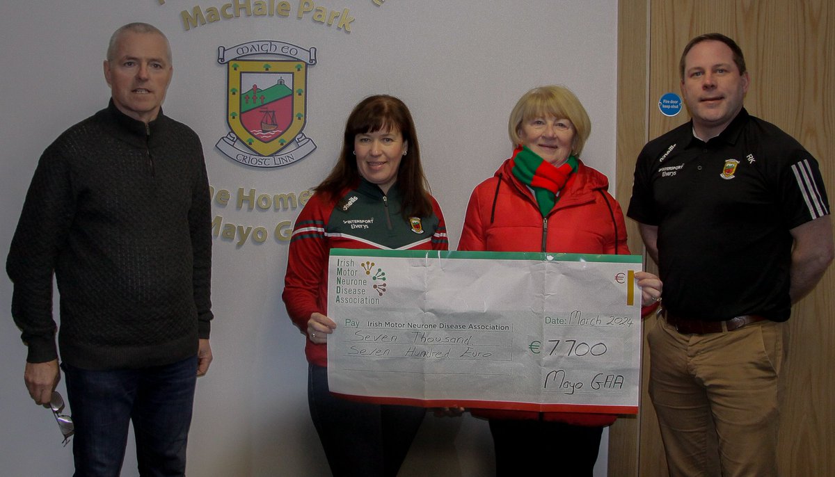 Mayo GAA make donation to Mayo Motor Neurone Association 📖 Read all here ⬇️⬇️⬇️ mayogaa.com/2024/04/03/may…