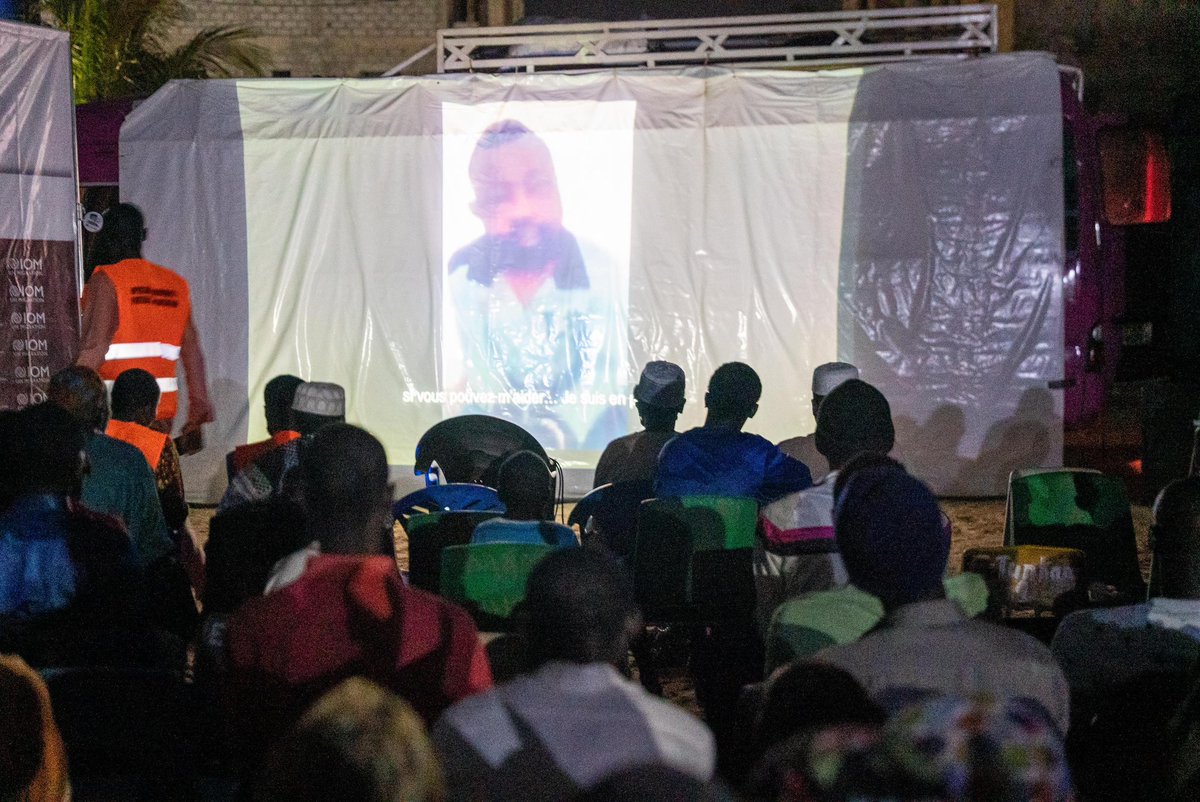 Last week, we wrapped up our 2-month #CinemArena caravan in Wellingara, West Coast Region with Mosque dialogue, an Iftar and screening. With 200+ community members, we discussed the risks of irregular migration and regular pathways—including local opportunities as alternatives.