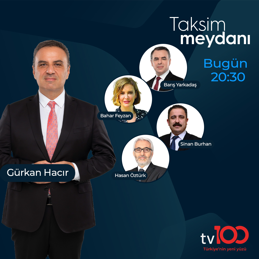 📍AK Parti MYK'dan gelen özeleştiri hangi mesajları içeriyor? 📍Van'da belediye başkanı neden değişti? @gurkanhacir soruyor; @barisyarkadas @baharfeyzan @snnburhan @hasanozturke yanıtlıyor. #TaksimMeydanı bugün 20.30’da tv100'de!