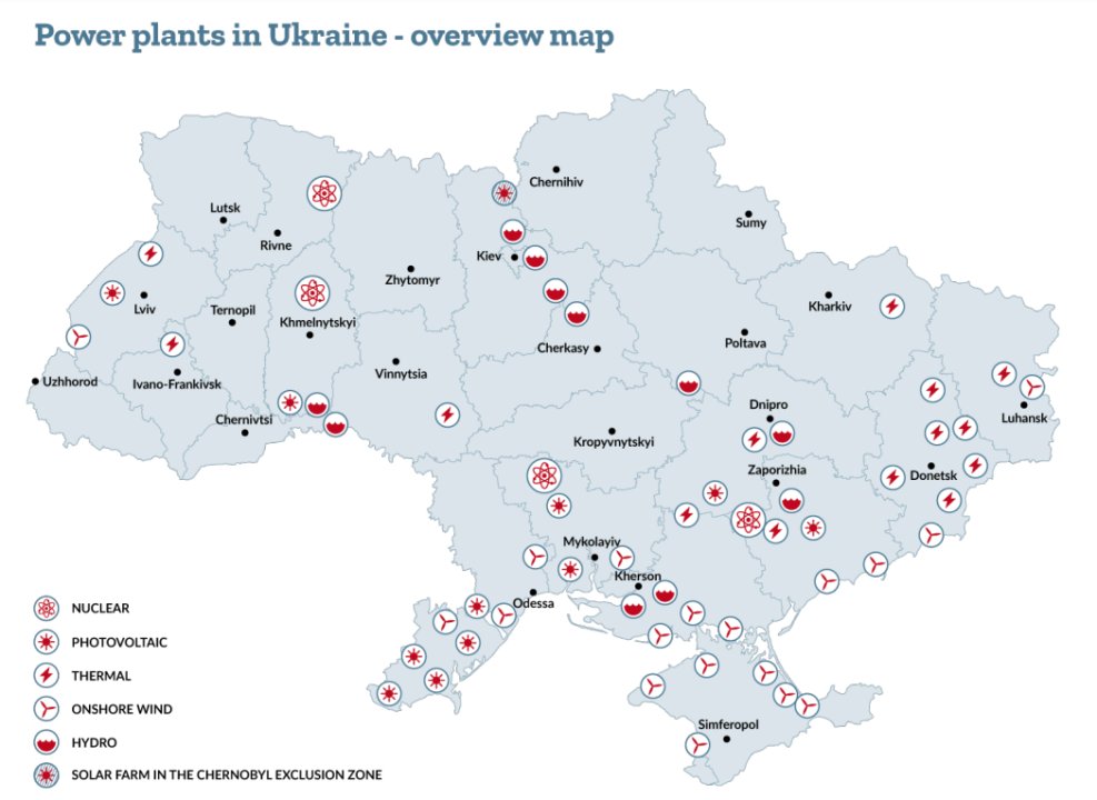 🚨The multiple🇷🇺Russian attacks to🇺🇦Ukraine's energy infrastructures have been an heavy blow to the country's electricity grid. Numerous plants are acutely damaged, even those in the Western regions and close to the🇪🇺EU. Ukraine will need electricity imports to defend itself 🧵