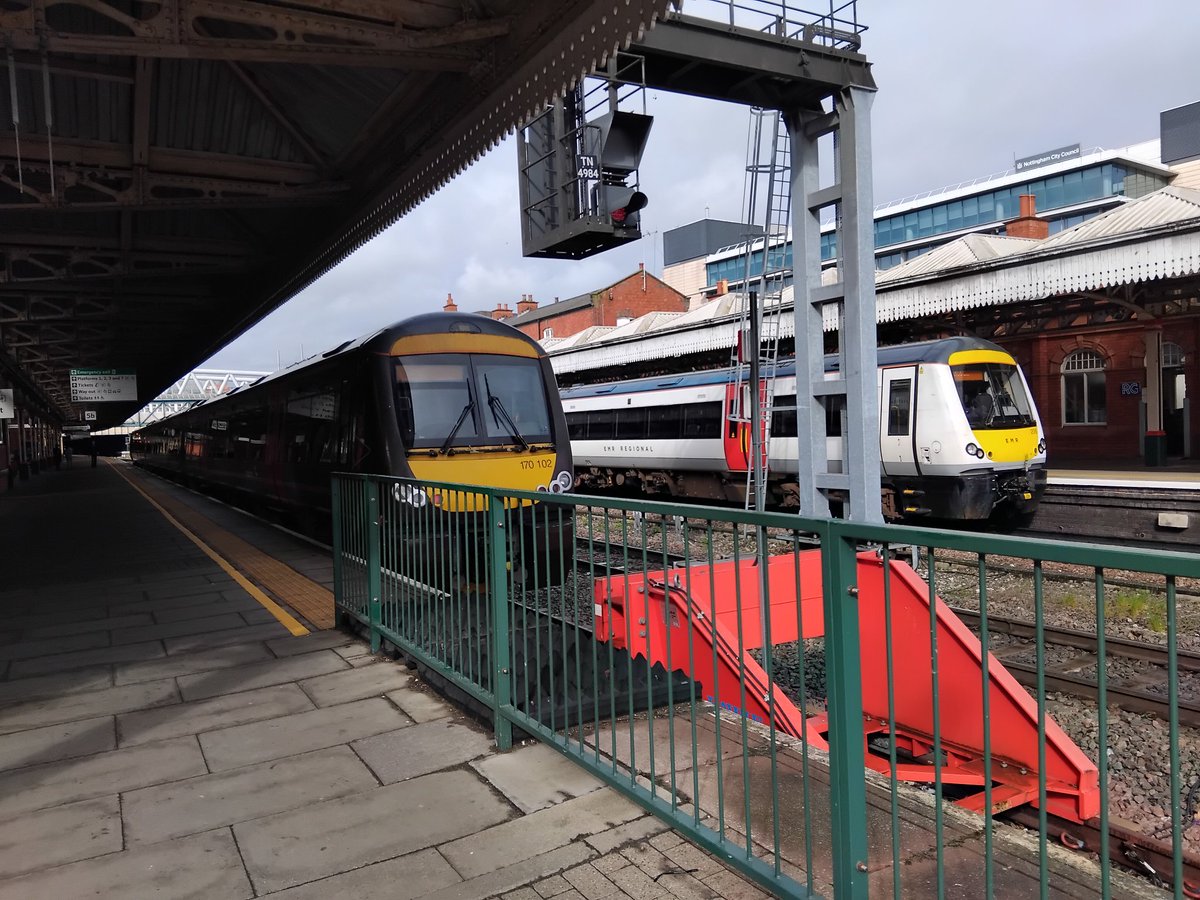 JamesTGlossop's tweet image. Made it to Nottingham! Haven't been here for a while. Here for a few hours before returning back to Derby to continue the Birthday. (03/04/2024) #Nottingham #Class170 #Turbostars #Nottinghamshire #EMR #CrossCountry